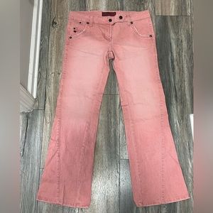 Y2k Hot Kiss Pink lowrise jeans !